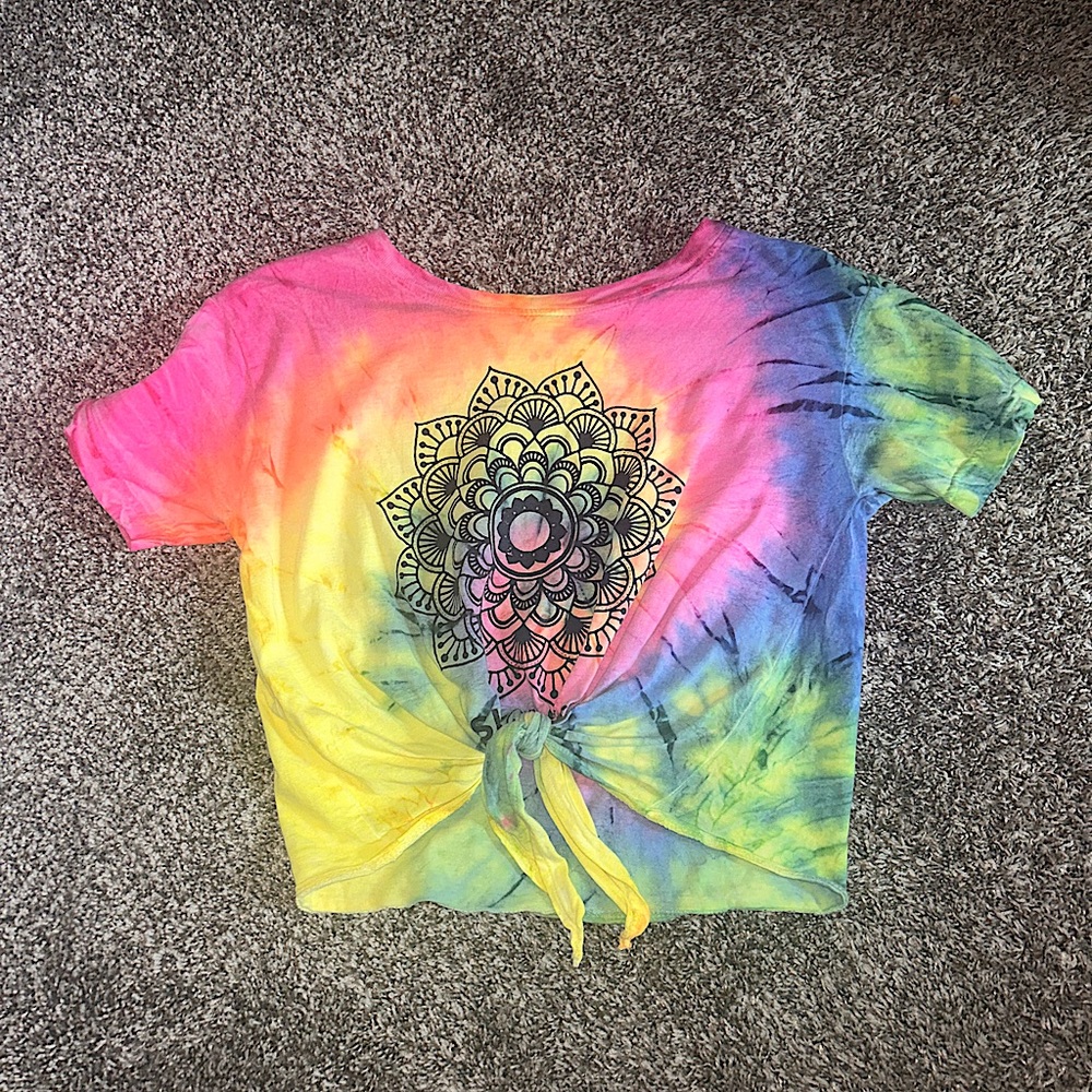 Exist Tye Dye Summer Crop Top Size M